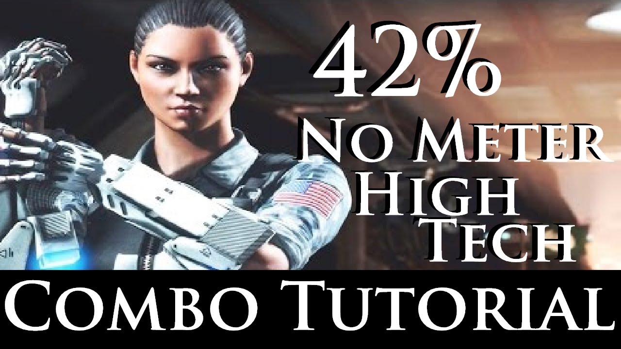 Mortal Kombat X - Combo Tutorial - Jacqui Briggs (High Tech)