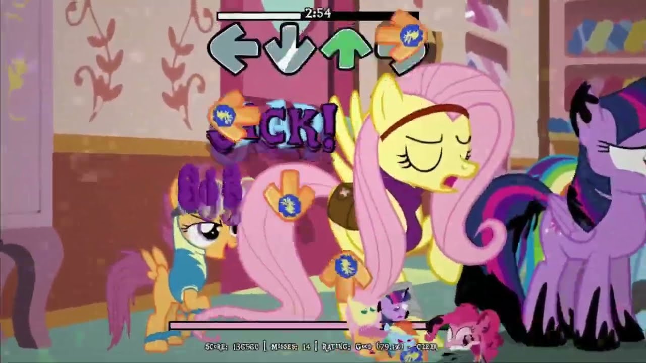 Friday Night Funkin' Vs Party LAMENTS ! Bad ENDING | My Little Pony (FNF/Mod/Pibby Swapped Is Magic)