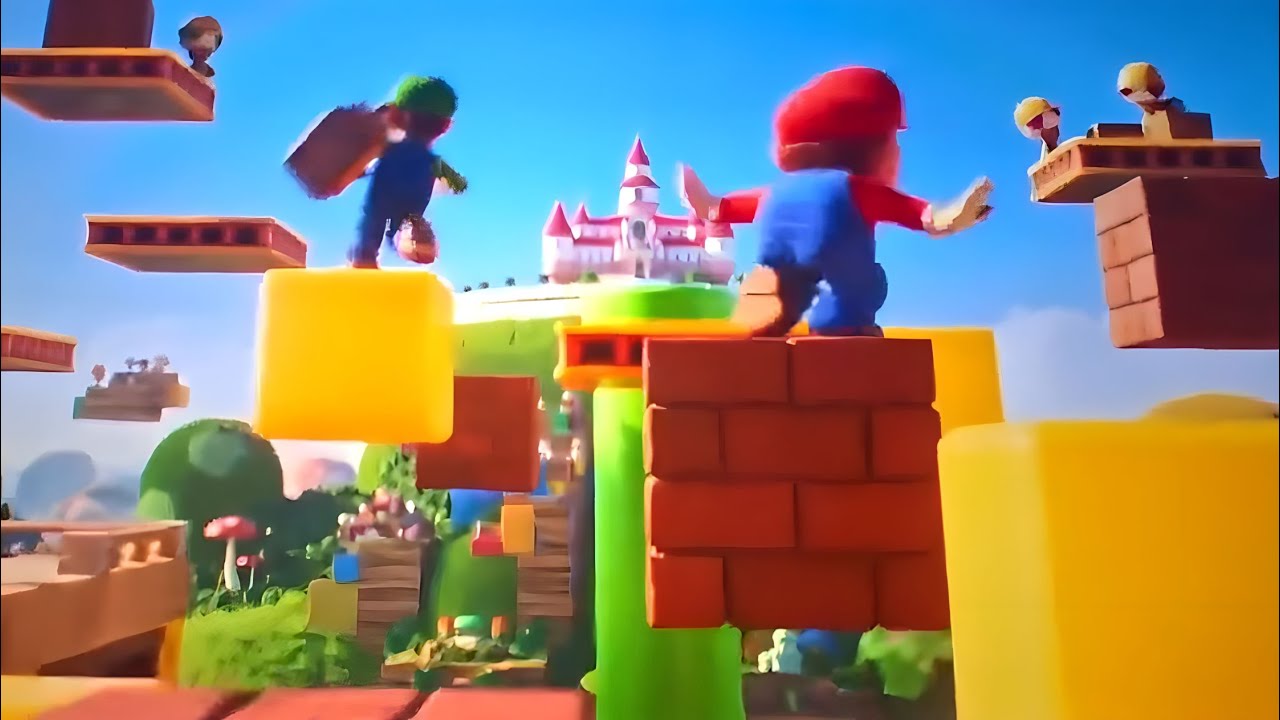 THE SUPER MARIO BROS MOVIE - CANCION FINAL | Mr. Blue Sky