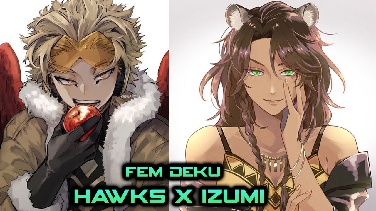 Fem Deku || Hawks x izumi || The mountain Lion || one - short || Deku Texting Story