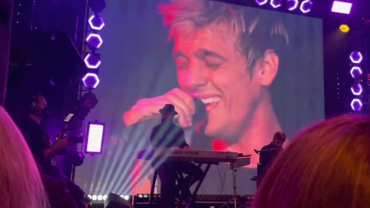 Angel and Lance introducing Aaron’s song called Recovery
