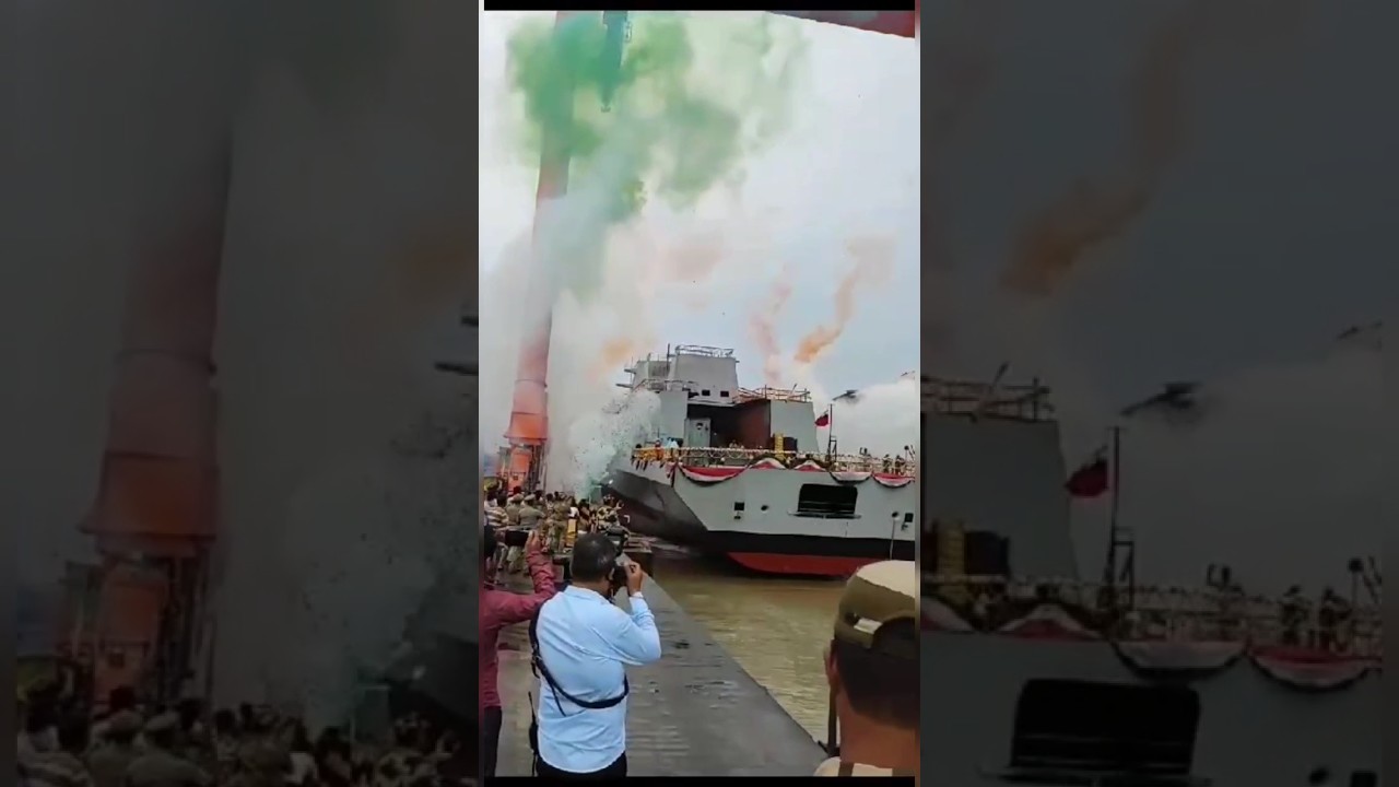 MAHENDRAGIRI Ship Launch(P 17 A) | Indian war ship