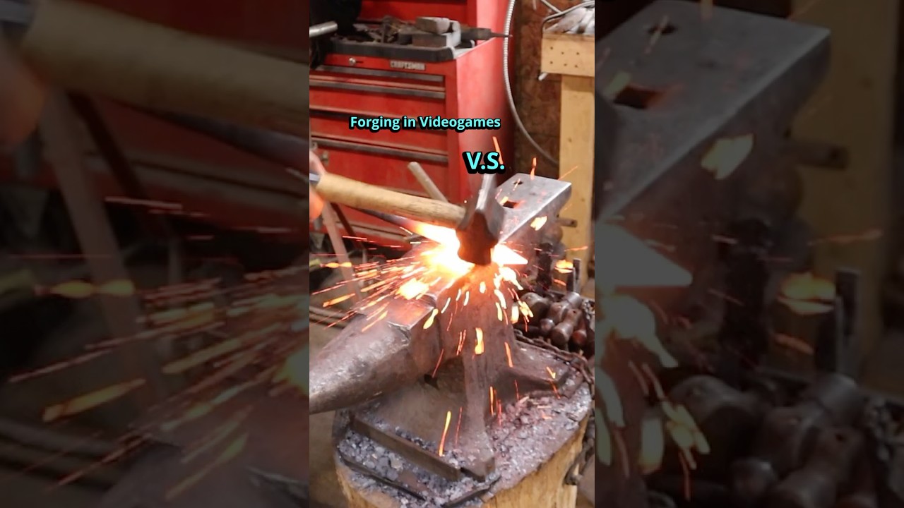 Blacksmithing in Video Games vs Real Life