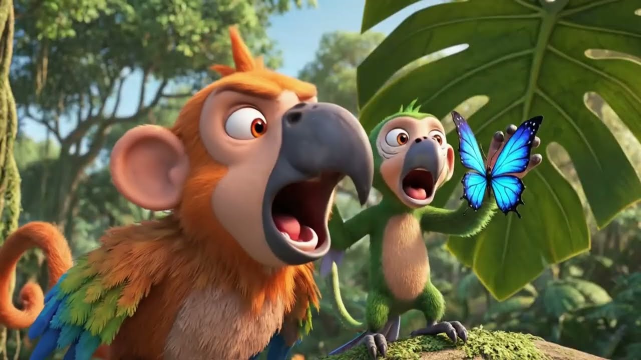 El Monito y el Loro Aprenden a Escuchar | Historia de Valores