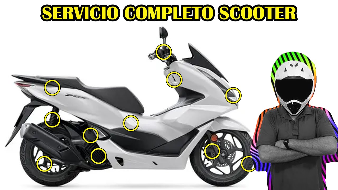 SERVICIO completo de tu SCOOTER en 10 pasos