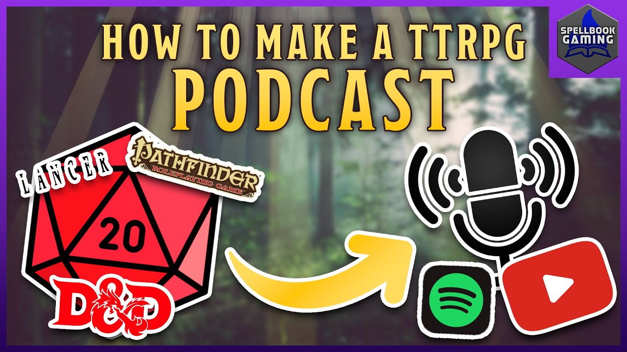 How To Make Your Own TTRPG Video Podcast - Full Tutorial!