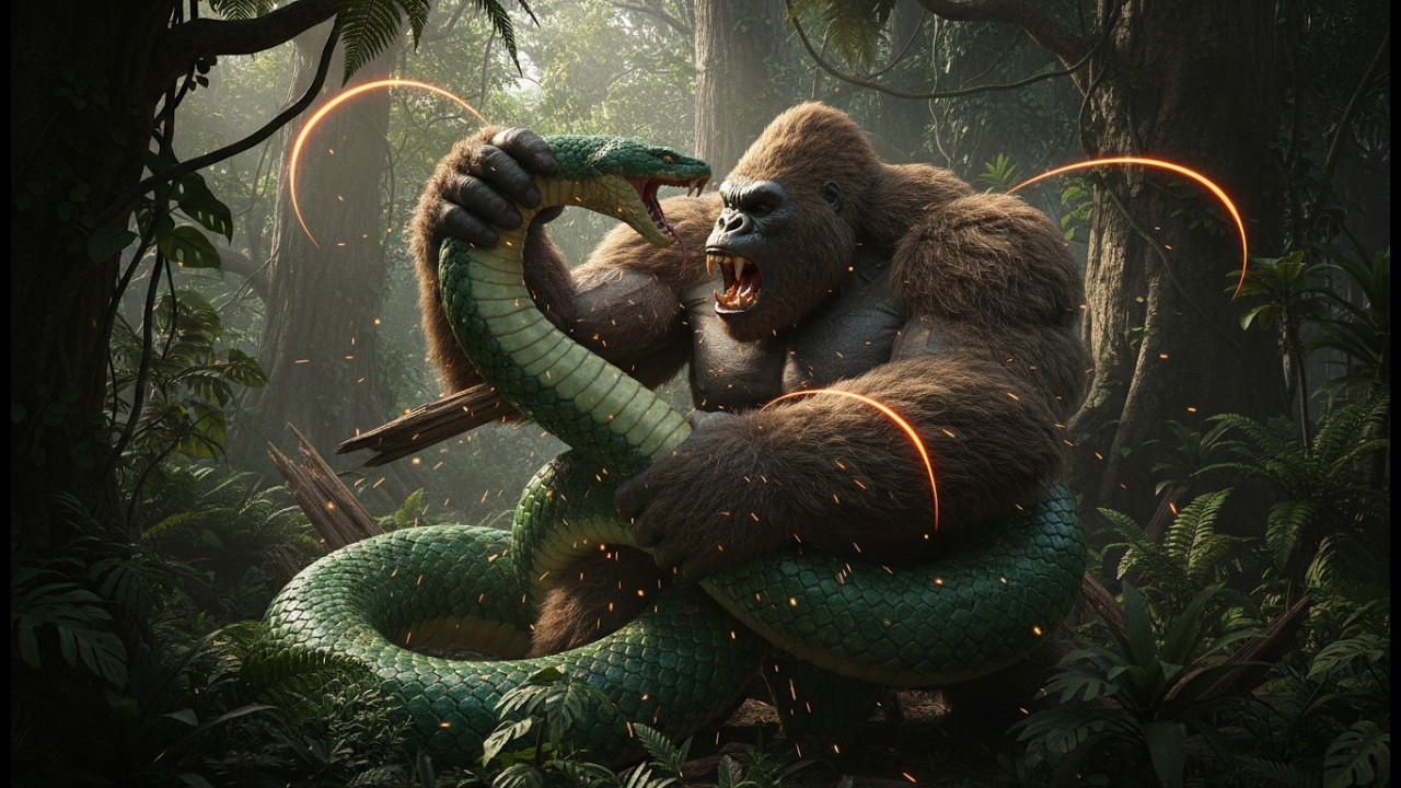 Kongo vs python the ultimate jungle showdown