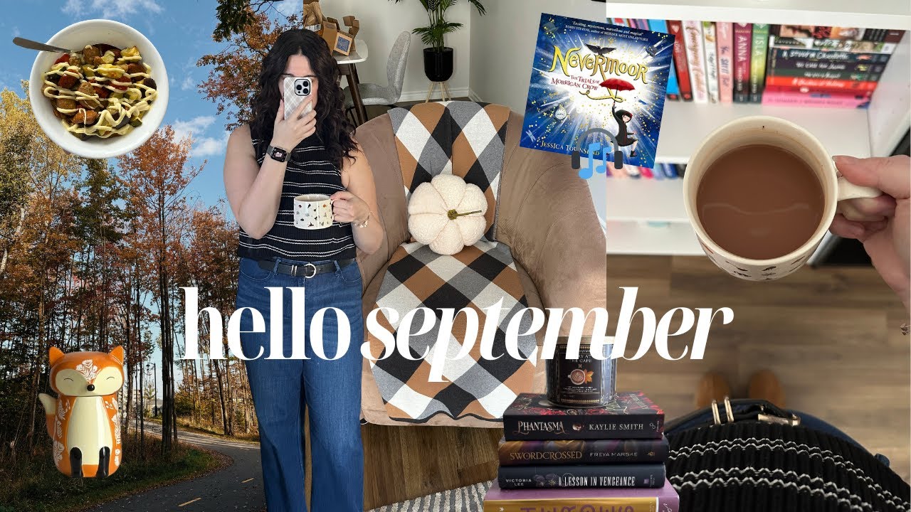 getting into the fall spirit 🍂🍎🧸  fall decor haul, cozy hobbies, fall tbr & weekend reset