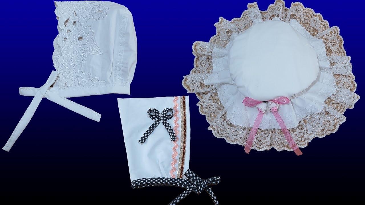 حديثي الولاده-أجمل وأسهل قبعة وطاقيه لطفل حديث الولاده-على طلبكم أحبتي