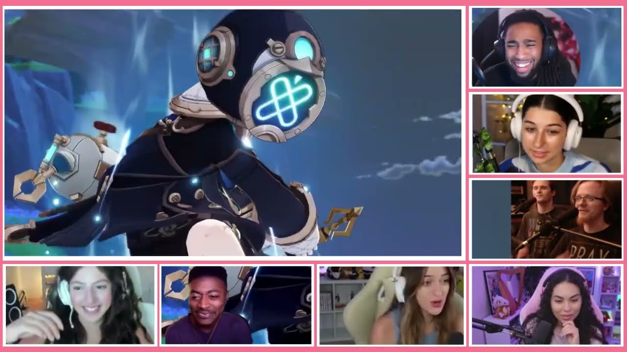 Freminet Character Demo - Genshin Impact Reaction Mashup