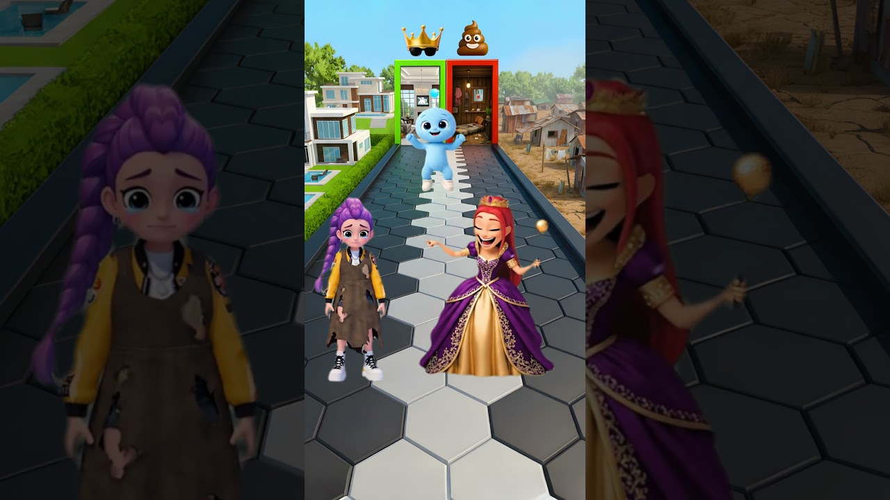 POV 👸🤑👑❤️ Руми и Мира хотят быть королевами! - Богатый или бедный | K-Pop Охотники на демонов