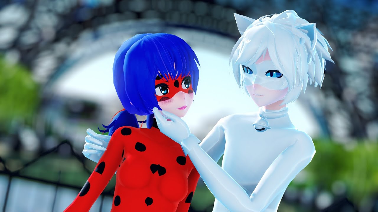 【MMD Miraculous】Love in Paris【Ladybug×Chat Blanc】【60fps】