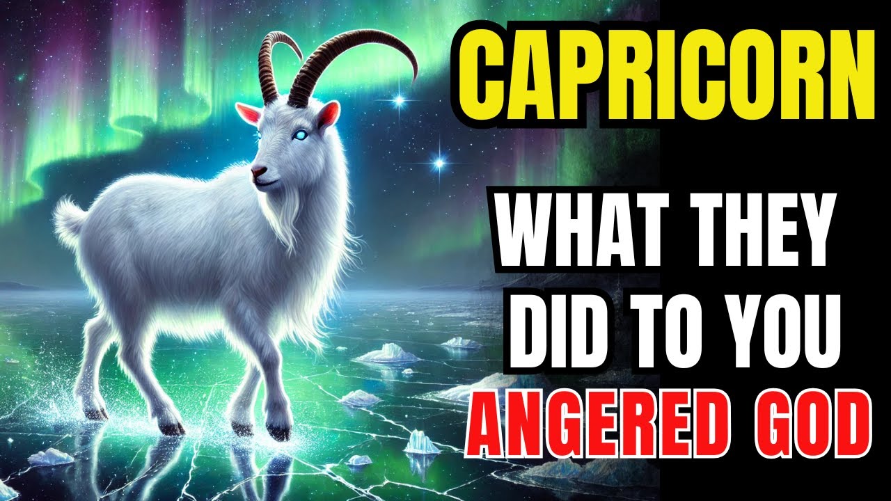 ♑🔥 CAPRICORN – THEY HURT YOU, THEN PRETENDED TO BE THE VICTIM… BUT HEAVEN ALREADY JUDGED THEM 🕊️