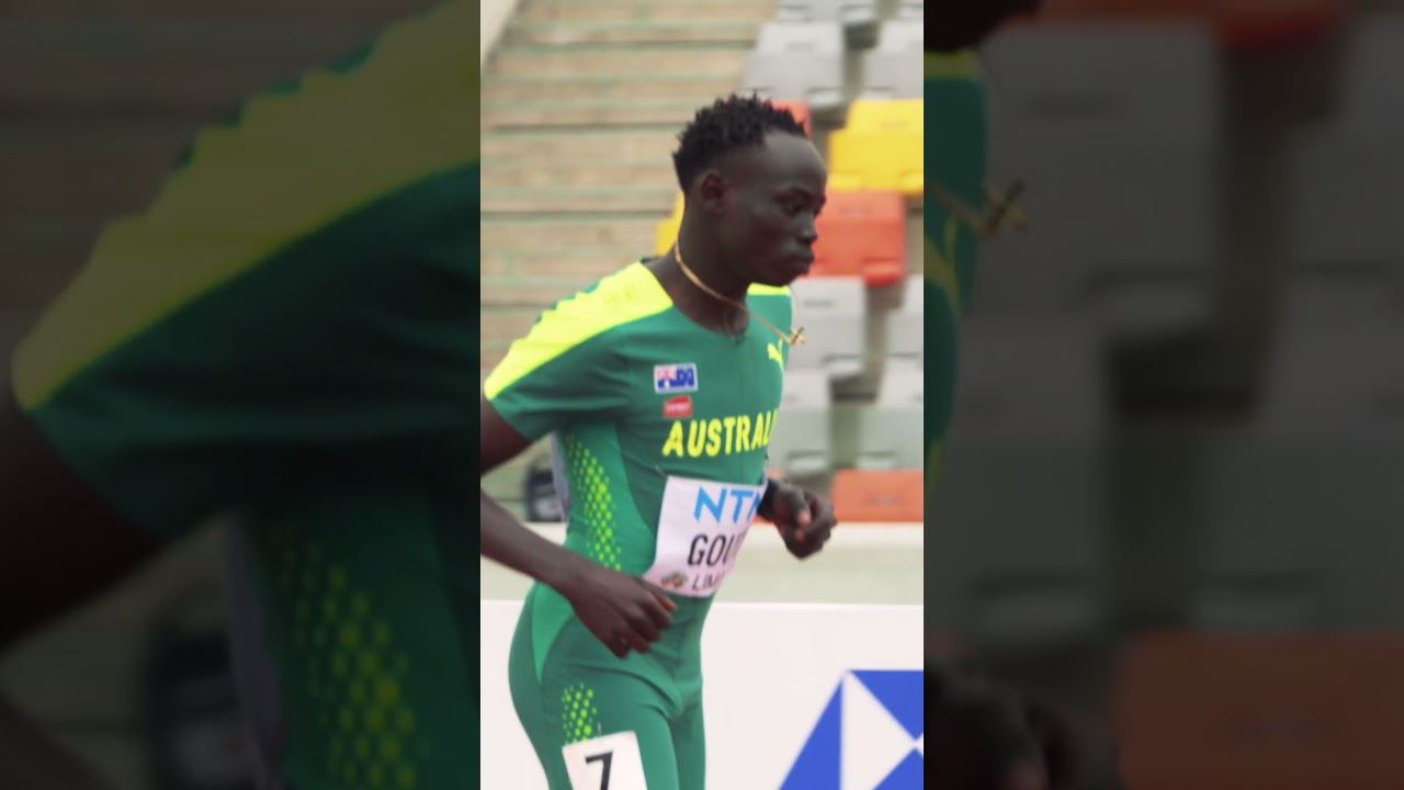 Gout Gout is the MOMENT 🔥 #running #australia #sprint #fast #sports #recordbreaker