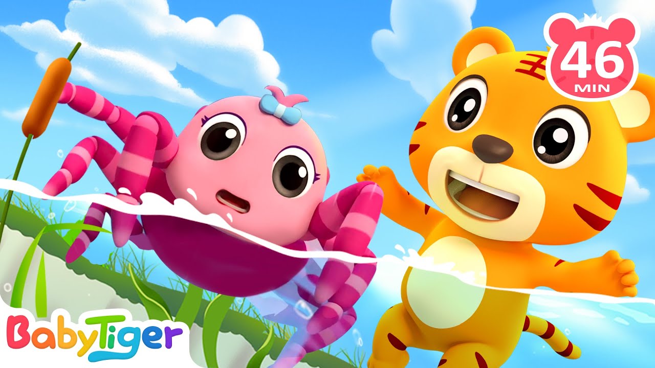 勇敢的小蜘蛛🕷️+ 更多兒歌🎵 | 大偵探 行動 | 蘭花草 | 兒童歌曲合集 | 熱門經典兒歌 | 幼兒音樂 | 童謠串燒 | 貝樂虎BabyTiger