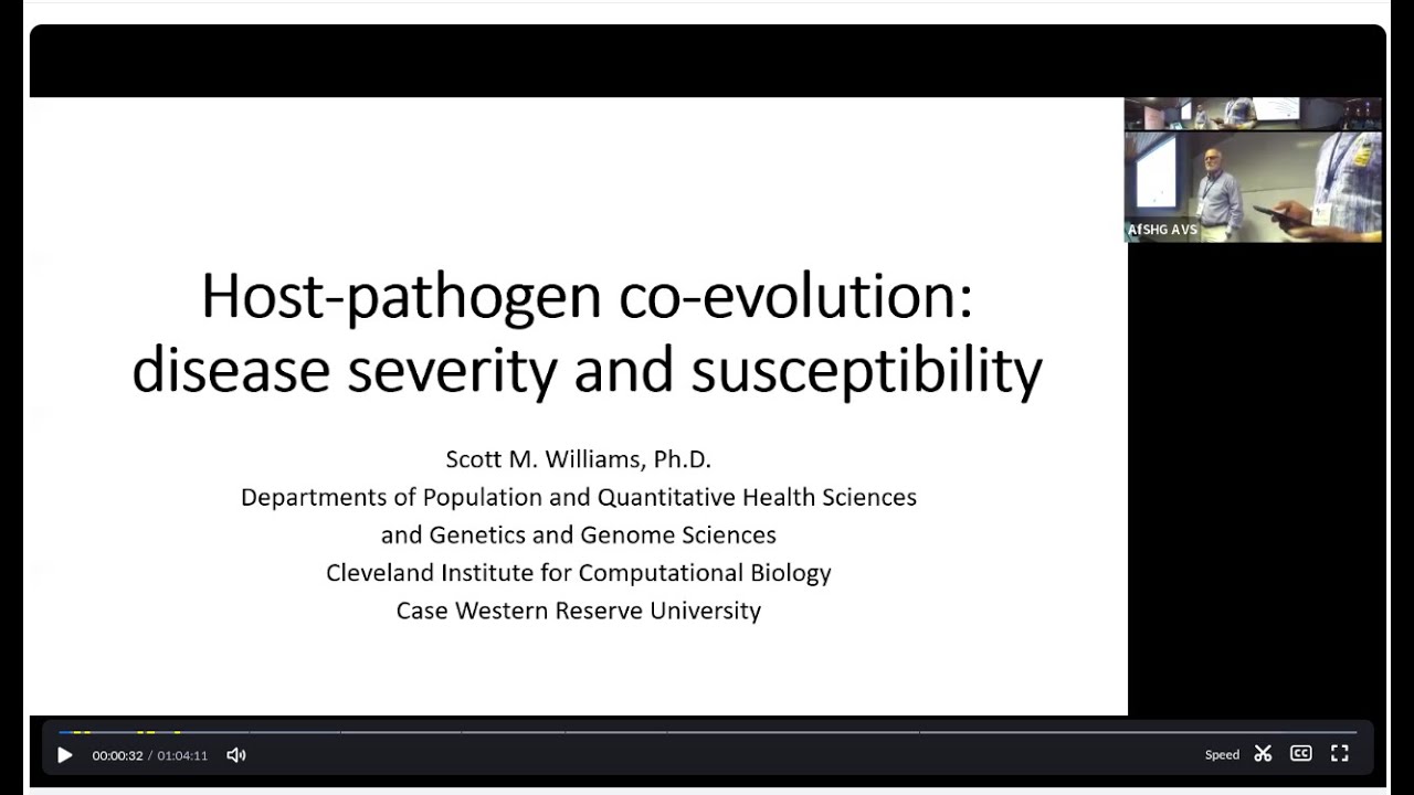 Seminar 9: Host-Pathogen Co-evolution: Disease Severity and Susceptibility (Prof. Scott Williams)