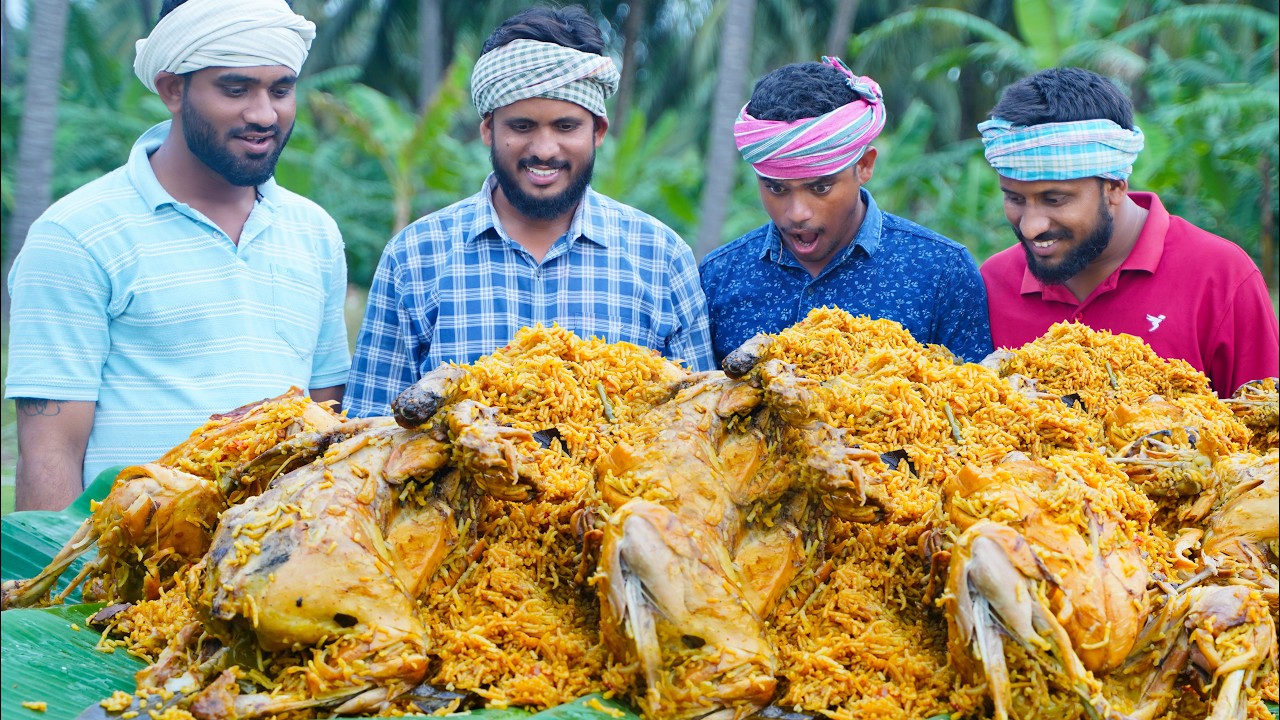 CHICKEN FULL BODY BIRYANI 4K | Whole Chicken Dum Biryani | Andhra Village Food