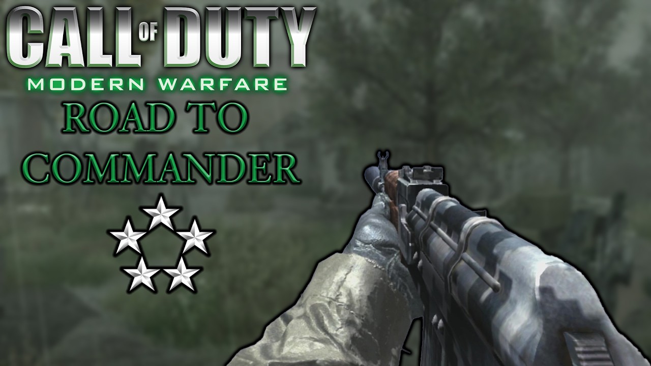 THE SILENCED AK-47 IS JUST PERFECT | ROAD TO COMMANDER | CALL OF DUTY 4