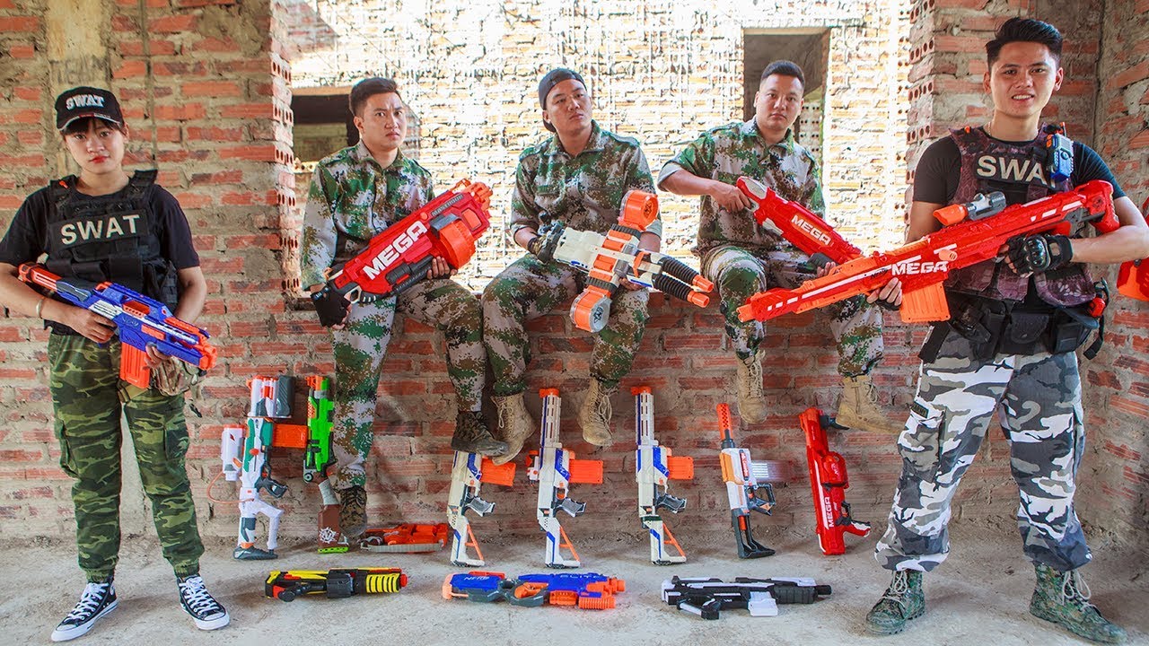Nerf Guns War : Mercenary Organization SEAL TEAM Nerf Guns Mission Destroy Dangerous Crime Groups