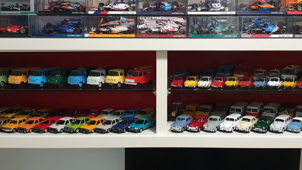 Moja Kolekcja Modeli w skali 1:43 (272 modele) | Kultowe Auta PRL-u + F1 (stan na 2025r.)