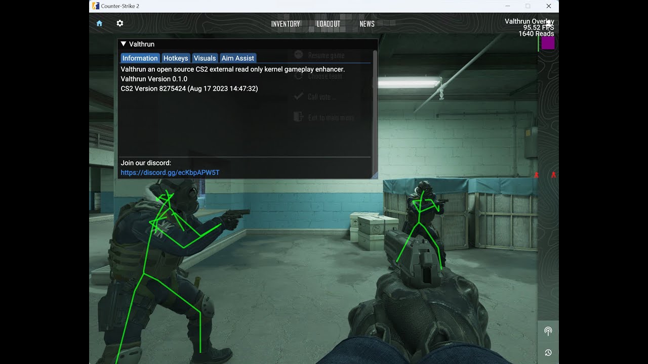 rage cheating in faceit server with teammate