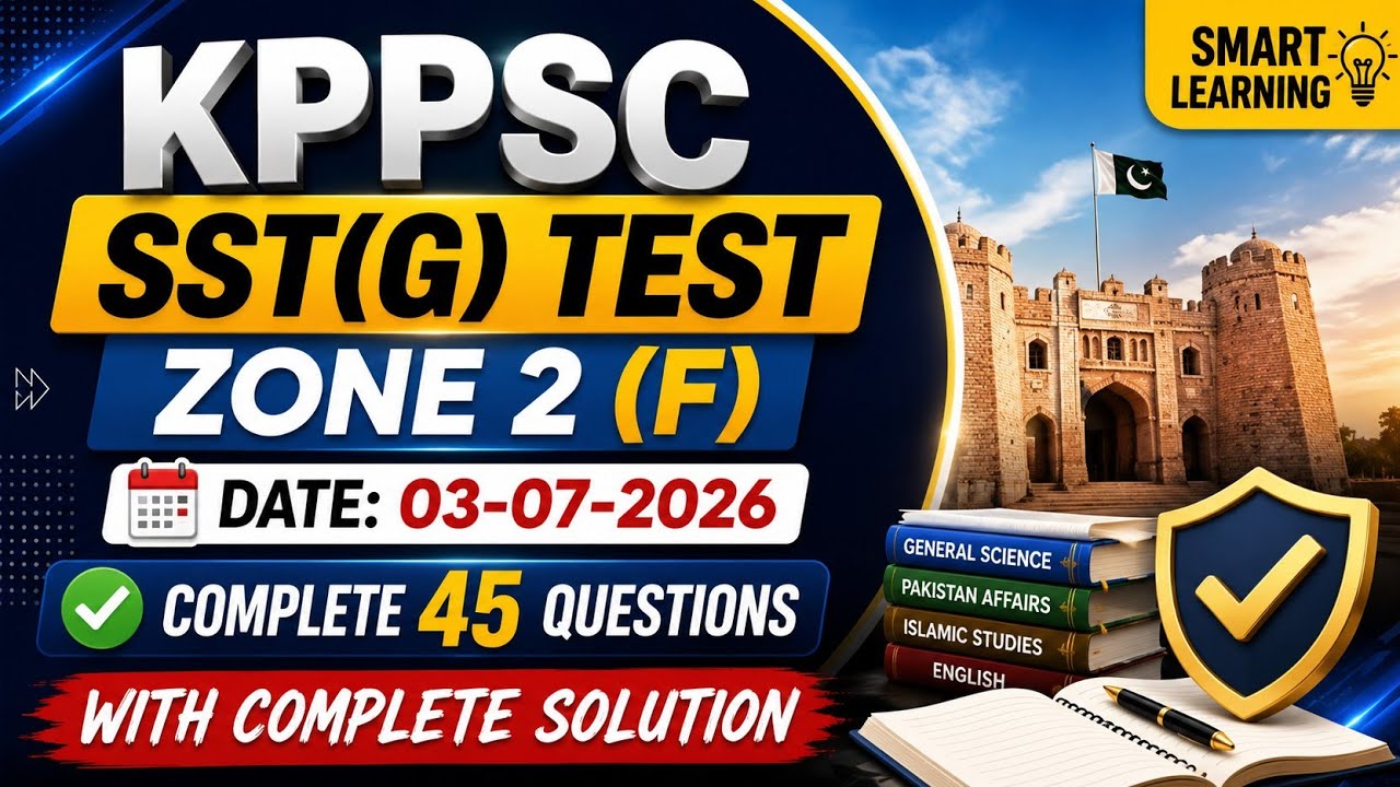KPPSC SST General Zone 2 (F) Test 2026 | All 45 Questions Explained
