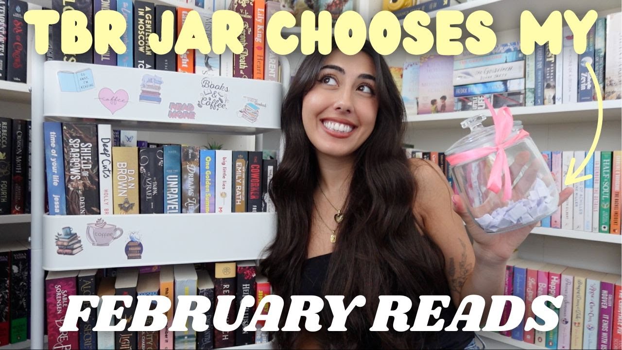tbr prompt jar picks the books I'll be reading in February! 📚🫙*My February tbr* 