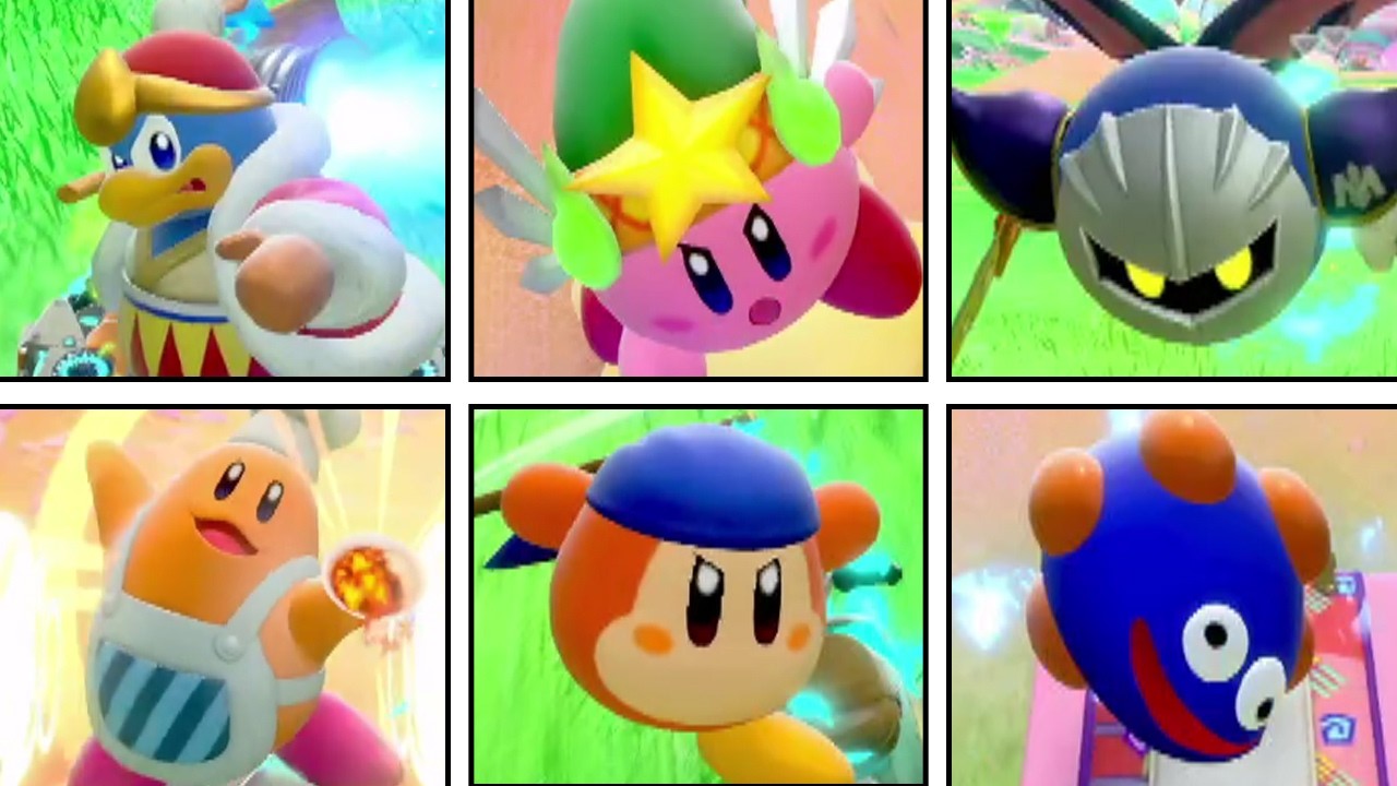 Kirby Air Riders Demo: All Characters Final Smashes (Special Attacks)