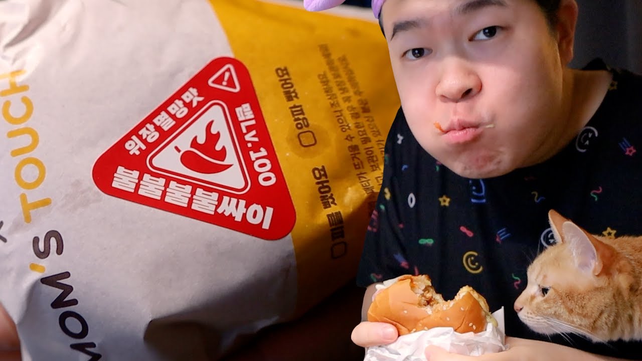 정식이는 못말려 불불불싸이버거 먹방입니다!!