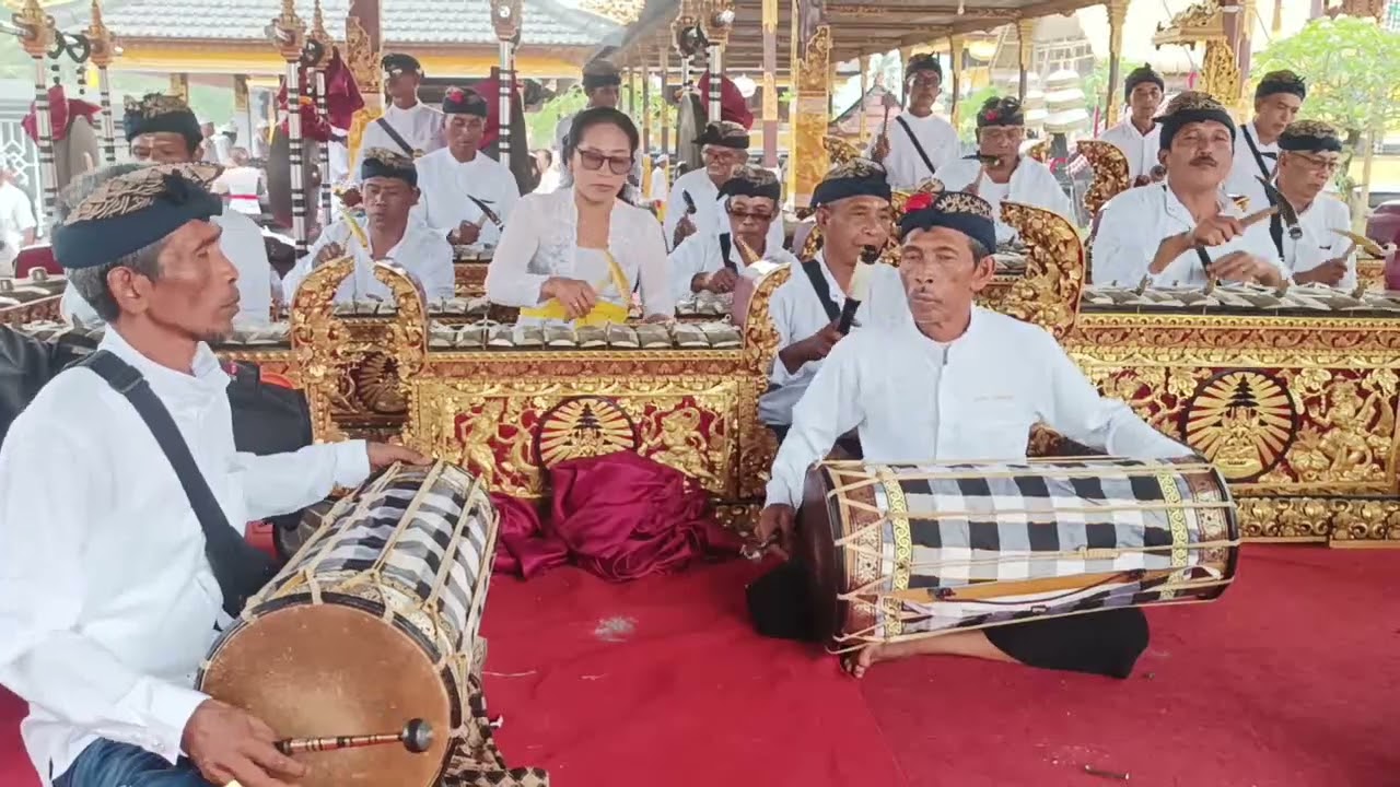 Tabuh YADNYA bersama penguyuban bakti ambara tampak siring