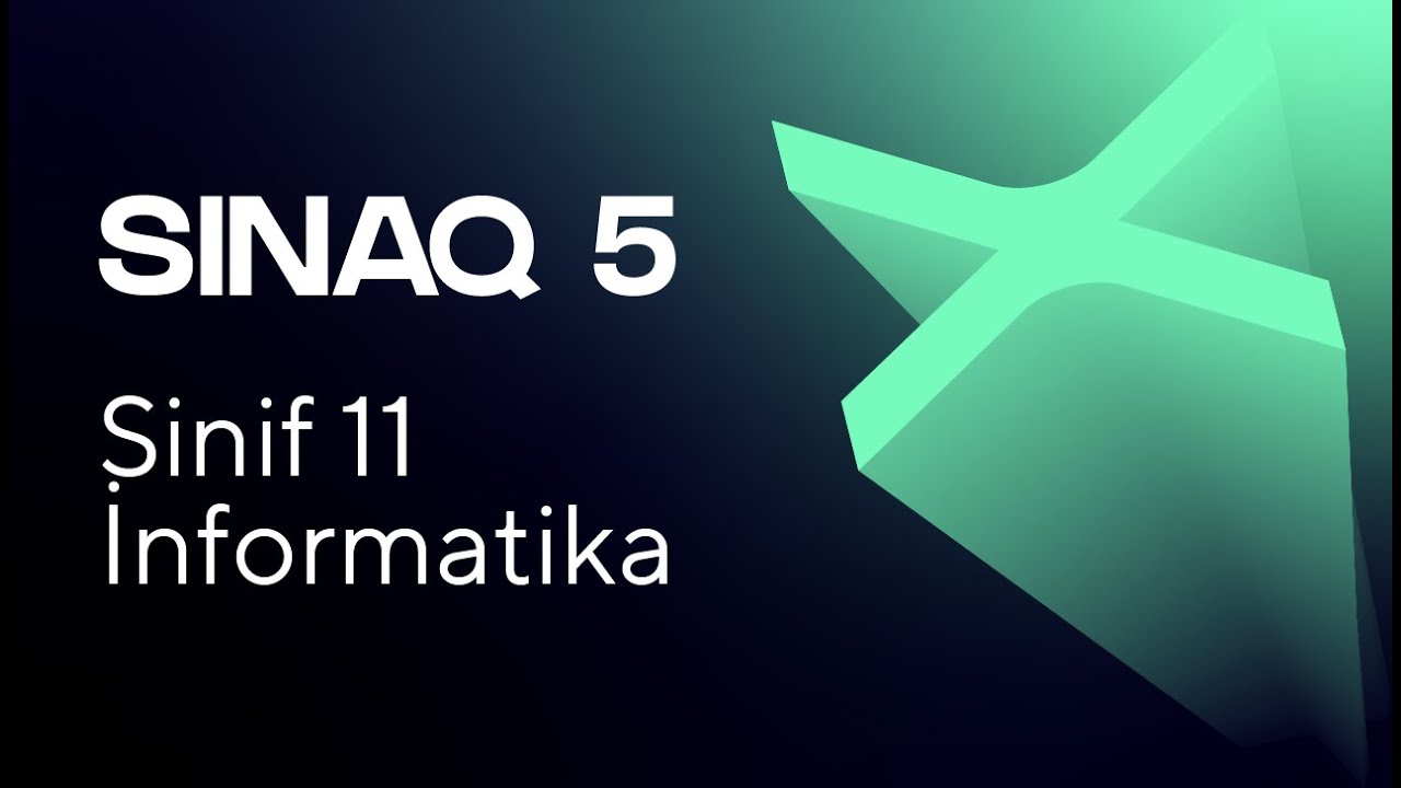 İnformatika 11-ci sinif   Güvən Sınaq 5 Qrup fənləri üzrə