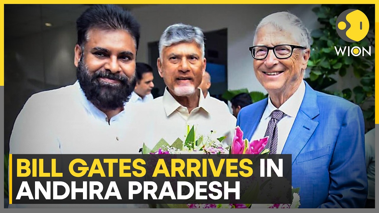 Microsoft Co-Founder Meets Andhra CM Chandrababu Naidu Ahead of AI-India Impact Summit 2026 | WION