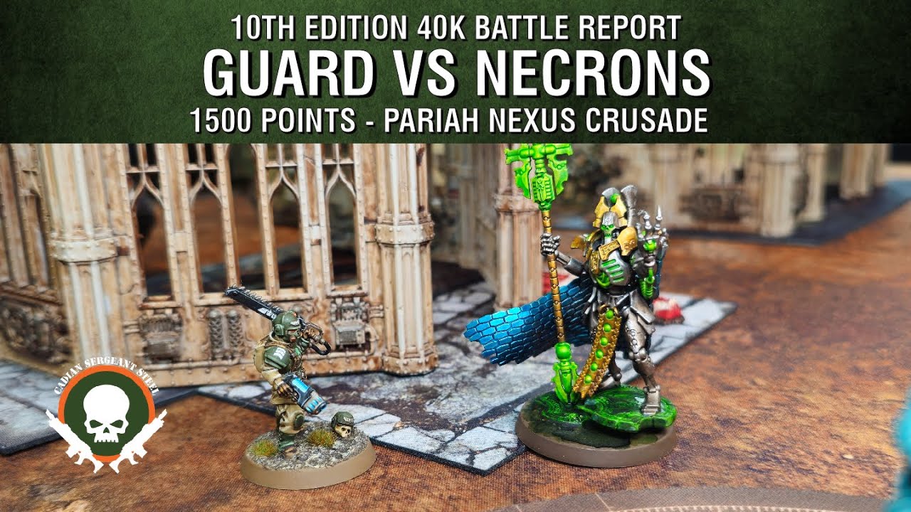 Astra Militarum VS Necrons - Warhammer 40k Battle Report