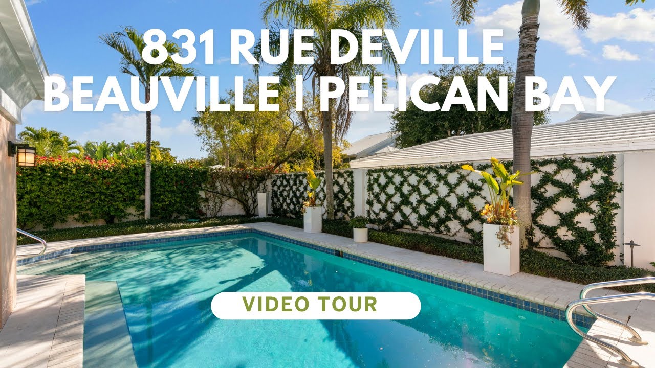 831 Rue Deville Beauville Villa Pelican Bay | Melinda Gunther Naples Luxury Realtor