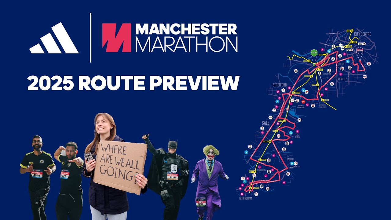adidas Manchester Marathon 2025 Route Preview