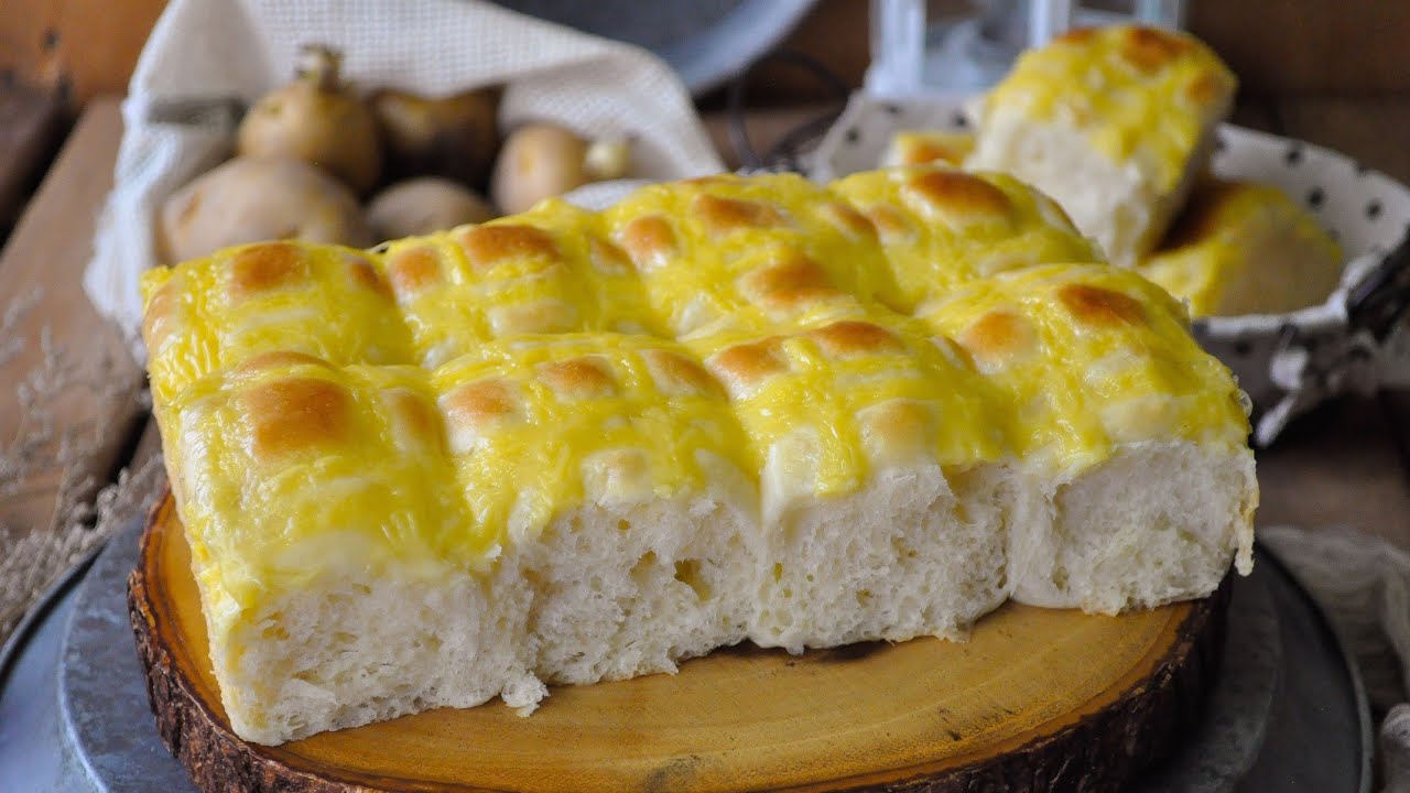 ROTI KENTANG LEMBUT / potato bun custard.. buat sendiri je lebih jimat
