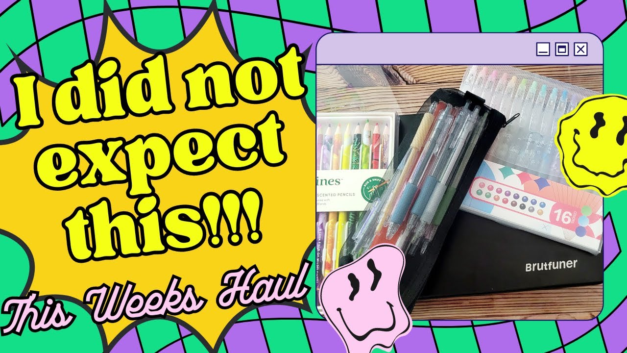 This weeks Haul !!! Lifelines Pencils, Hanku Gel Pens And the Changes in Brutfuner Squares !!