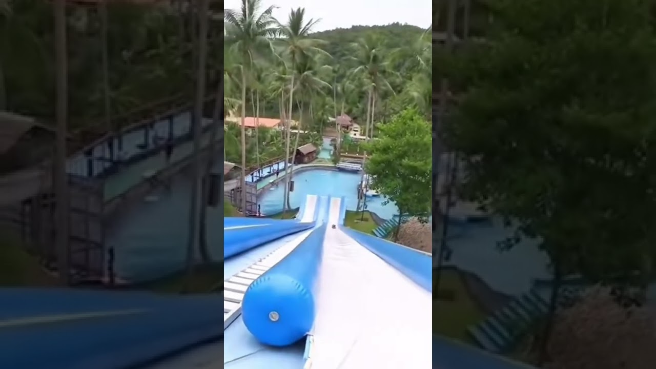 Girl Failed | Slip&Fly 🔥#trending #shorts #shortvideo #sendit #thailand #slipnslide #maxmoreno