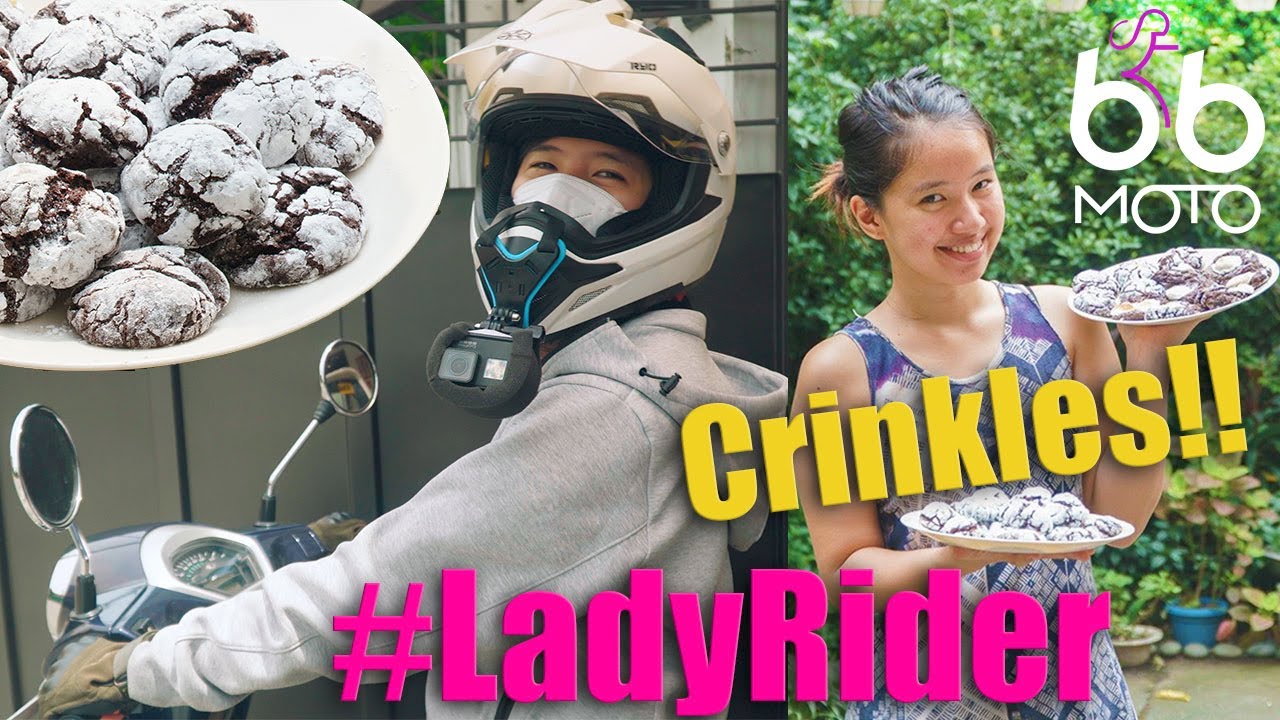 Lady Rider Makes Crinkles!! || BB MOTO VLOG #1