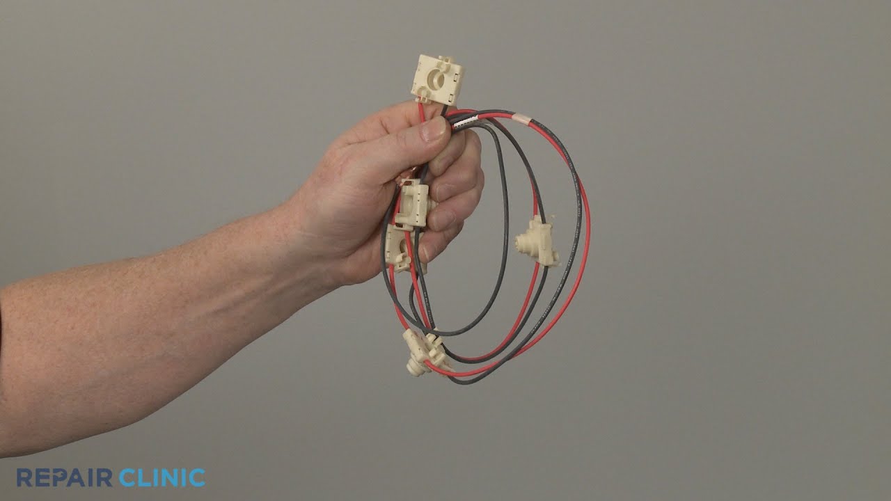 Frigidaire Gas Range Spark Switch Wire Harness Replacement (5304510486)