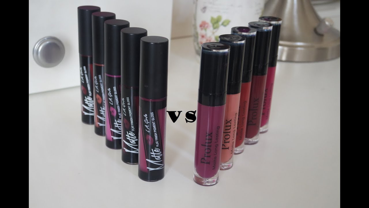Batalla de Labiales Líquidos PROLUX VS LA GIRL