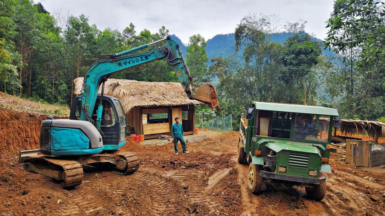 3-year journey of building a forest farm, P7 (renovating the farm - New life with my wife), Days 600