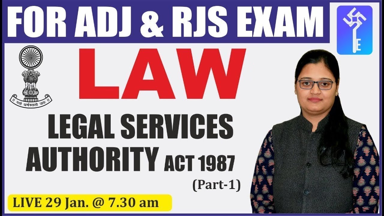 Legal Services Authority Act 1987 (Part-1) | For ADJ & RJS | By Urmila Rathi Madam