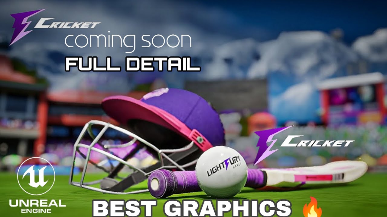 Realistic Cricket Game Coming Soon E Cricket Full Detail #ecricket #lightfury #cricketgame #games 