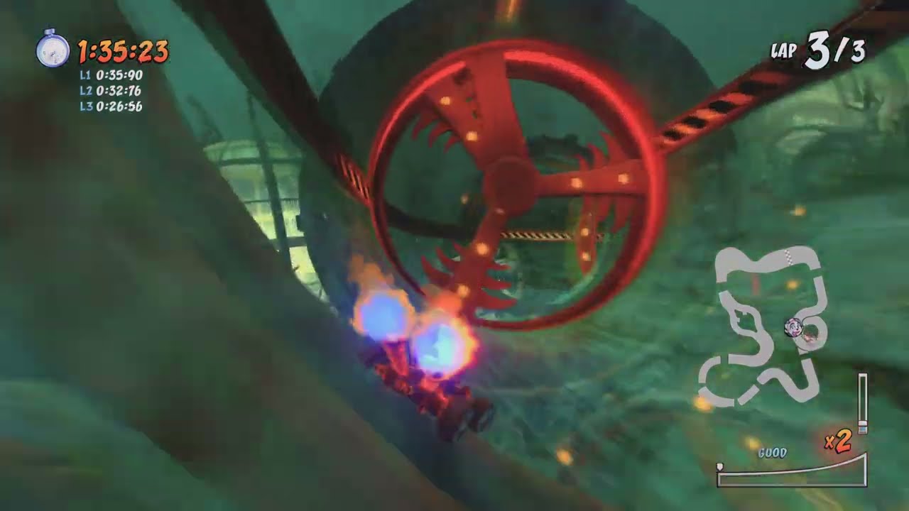 Deep Sea Driving - Dev Time Trials 1:41:16 Crash Team Racing Nitro-Fueled CTR