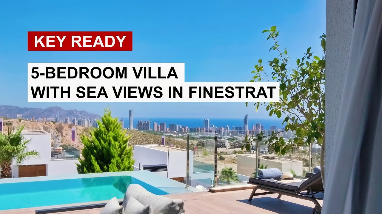 ✨ Luxury Sea View Villa in Finestrat, Costa Blanca | Bravos Estate