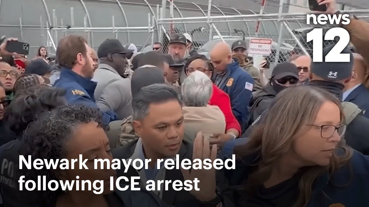 Newark mayor released following arrest while protesting at ICE facility  | News 12