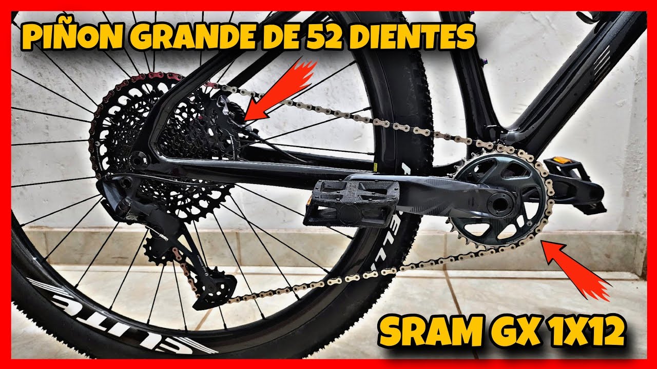TRANSMISIÓN 1X12 EN LA BICICLETA LEXON | SRAM GX LUNAR 10-52 |