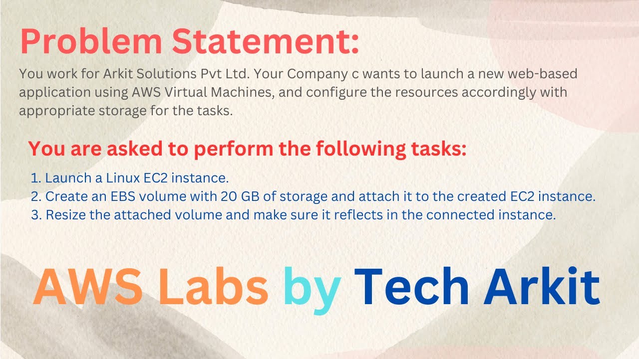 AWS Lab EC2 and EBS Volumes
