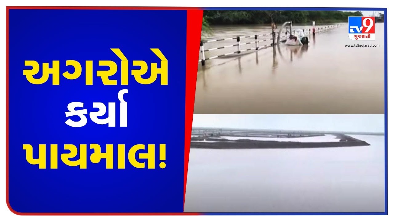 Farmers suffer huge crop loss due to severe waterlogging in fields, Bhavnagar | TV9News